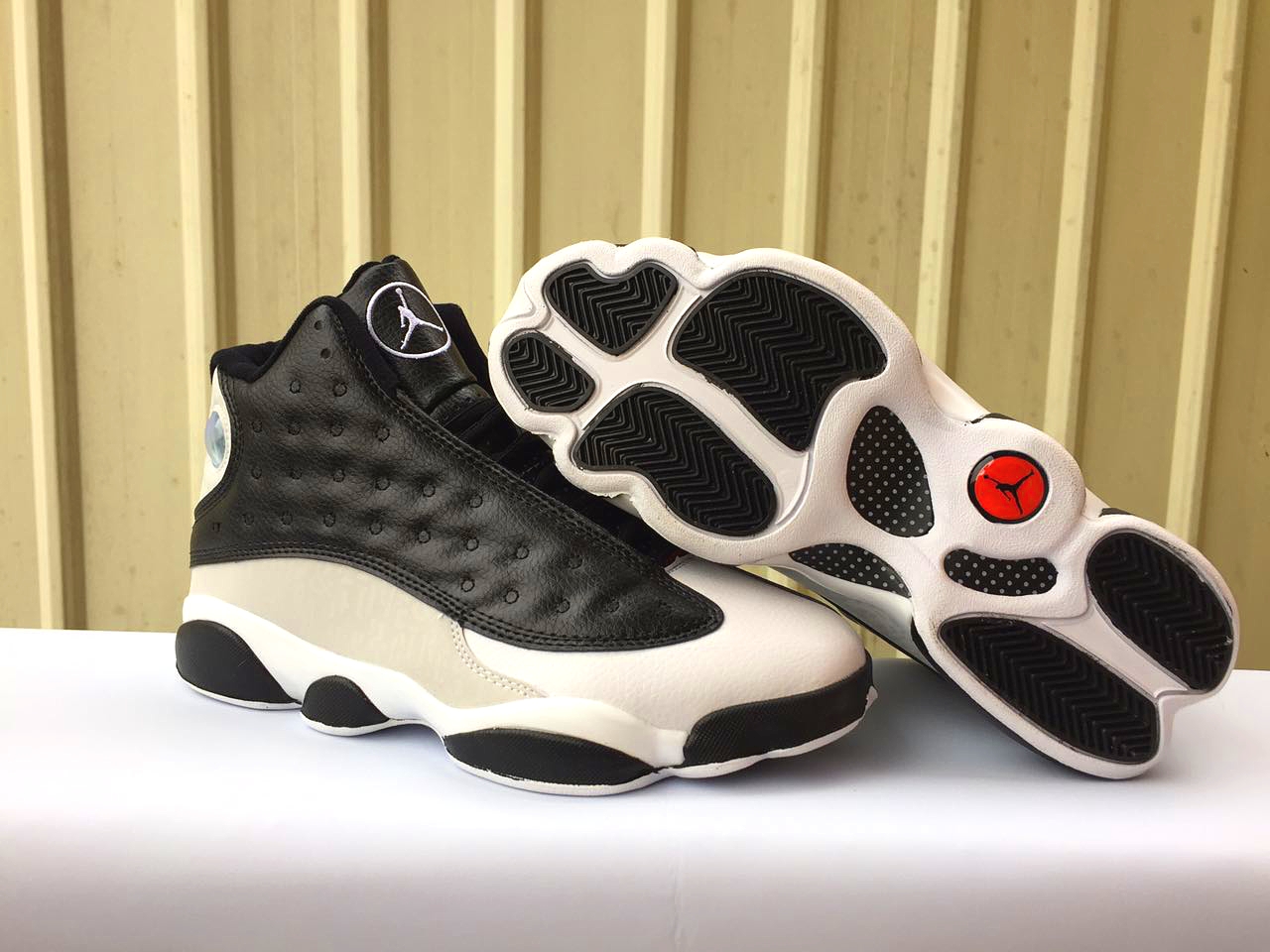 New Air Jordan 13 Love Black White Shoes