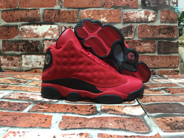 New Air Jordan 13 Wings All Red Black Shoes