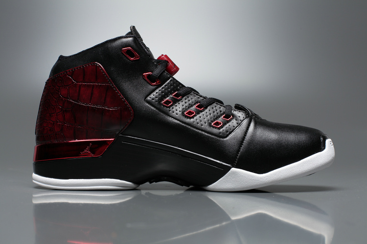 New Air Jordan 17+ Black Red Shoes