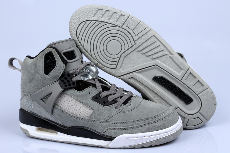 New Air Jordan 3.5 Suede Grey Black White Shoes - Click Image to Close