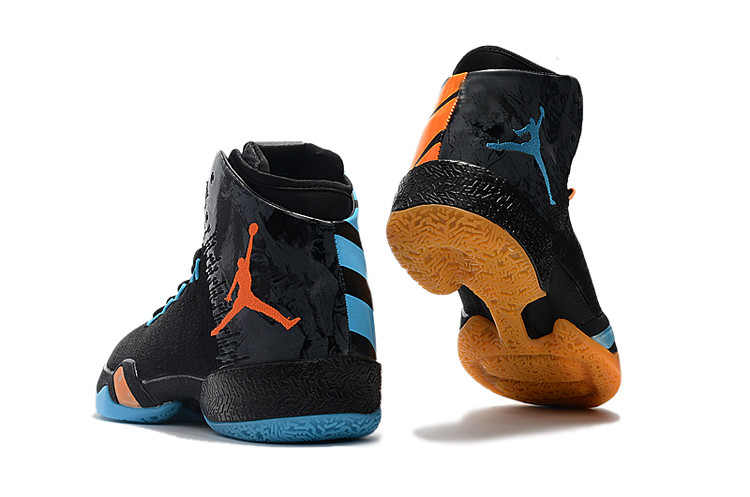 New Air Jordan 30.5 MVP Black Yellow Blue Shoes - Click Image to Close