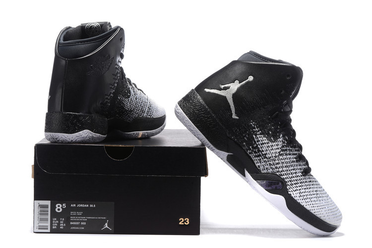New Air Jordan 30.5 Oreo Grey Black Shoes