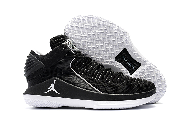 New Air Jordan 32 Low Black White Shoes