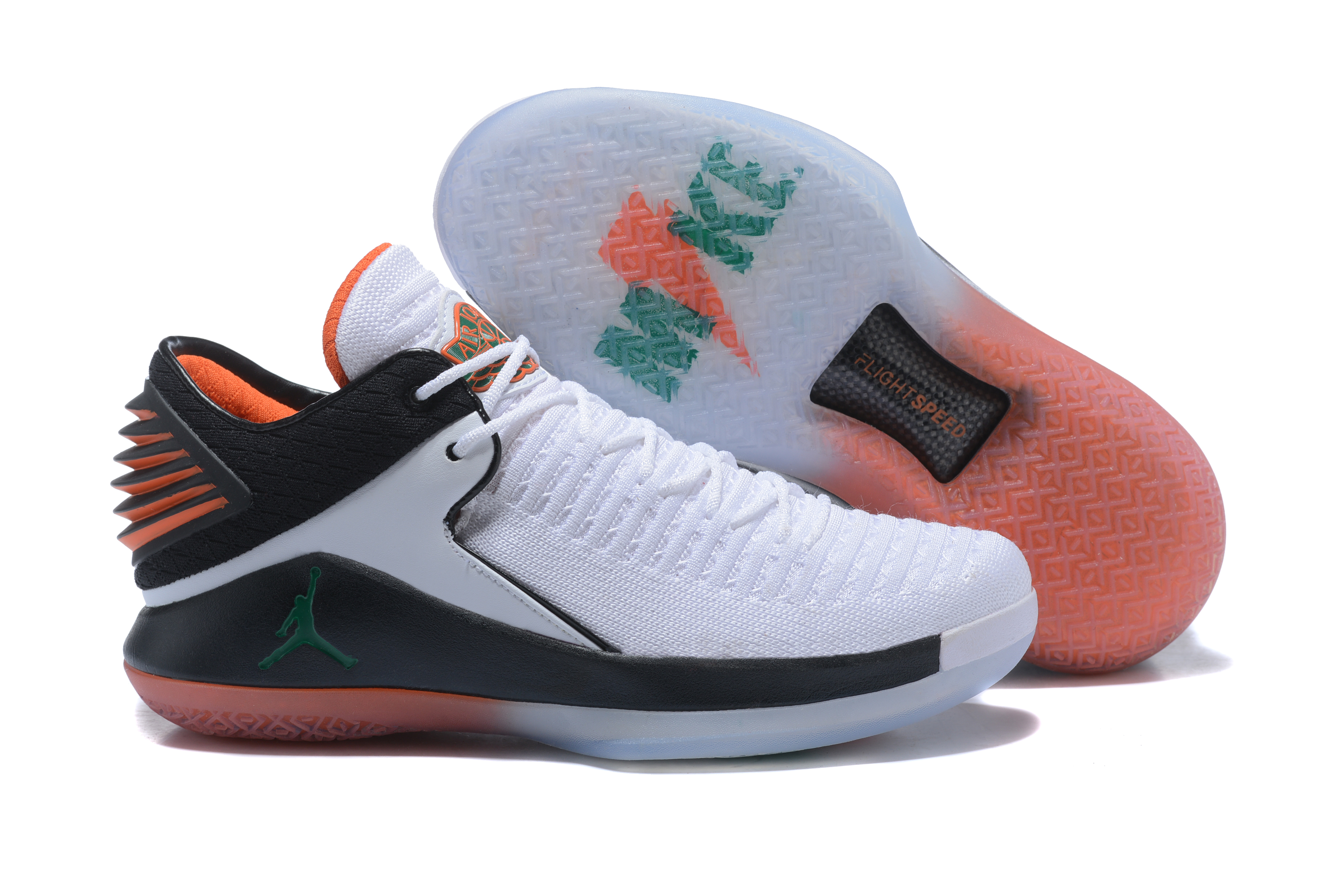 New Air Jordan 32 Low Gatorade White Black Orange - Click Image to Close