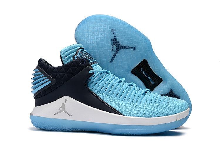 New Air Jordan 32 Low Jade Blue Black White Shoes