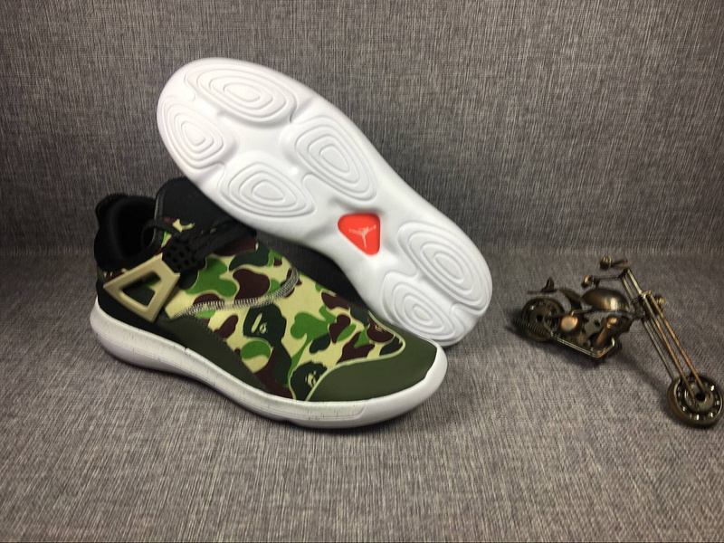 New Air Jordan 4 Camouflage Green Running Shoes