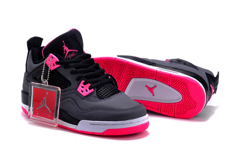 new pink and black jordans