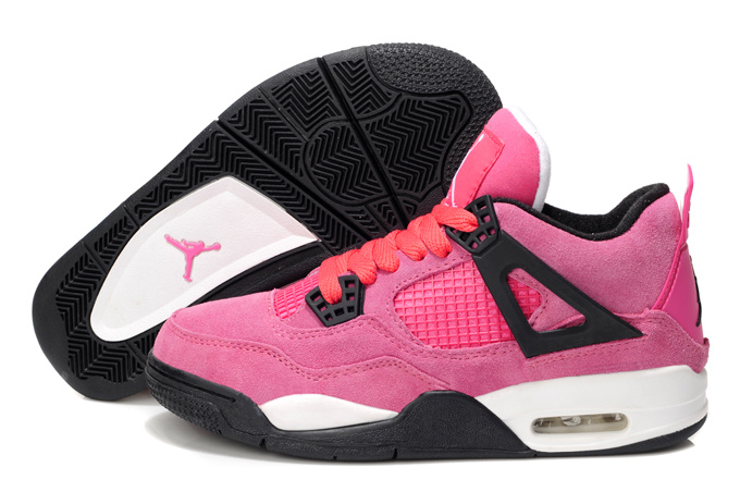 2013 Air Jordan 4 Pink White For Women
