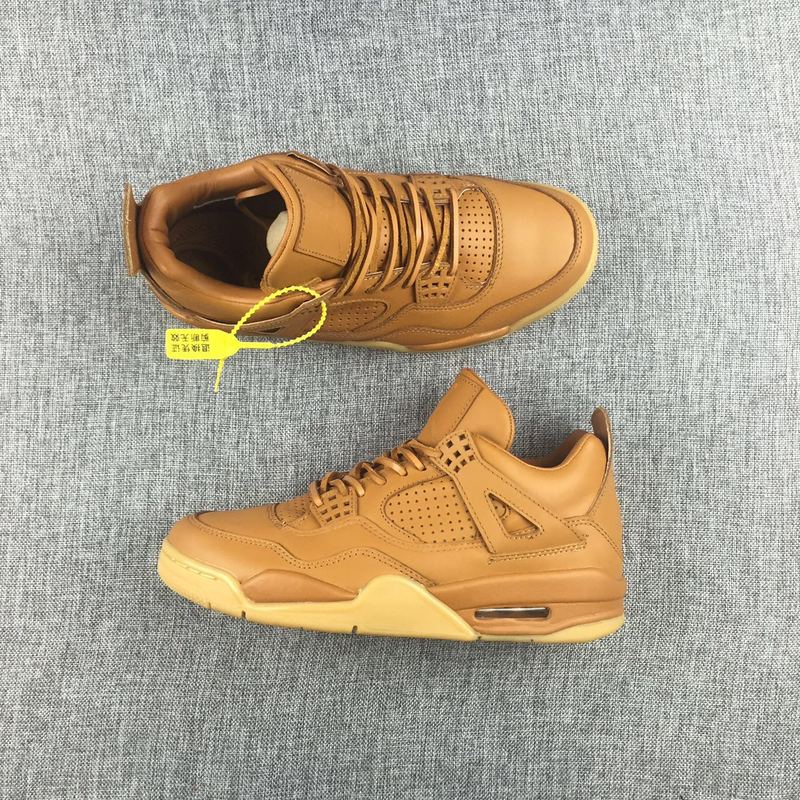 New Air Jordan 4 Retro Ginger Yellow Shoes