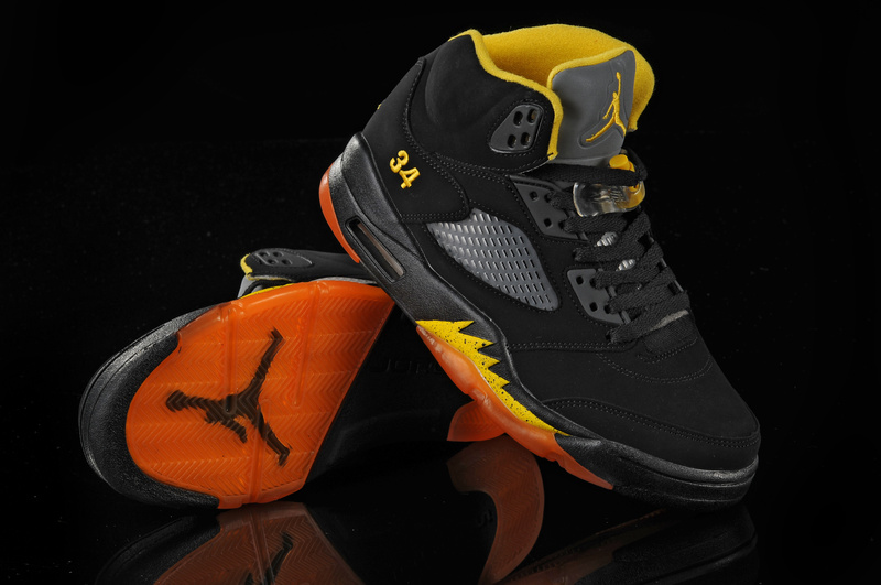 jordan black and orange