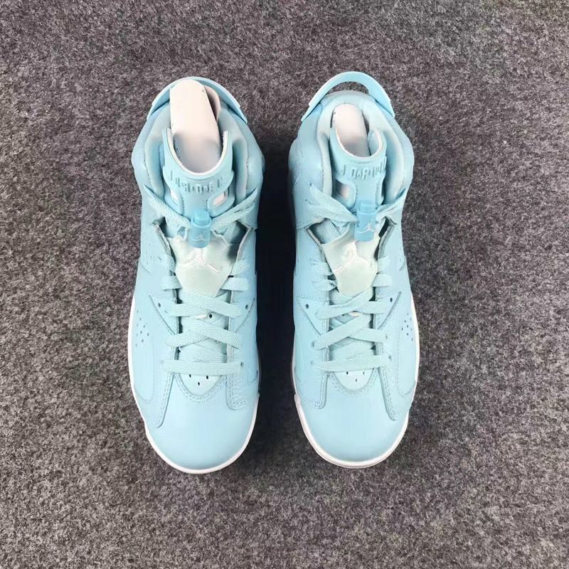 2017 New Air Jordan 6 Norht Carolina Blue Shoes - Click Image to Close