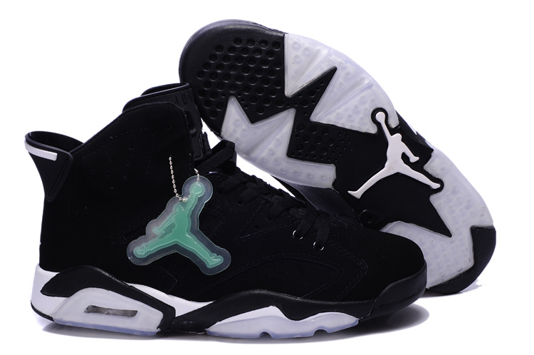 New Air Jordan 6 Retro Black White Shoes