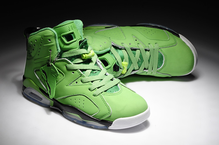 green michael jordan shoes
