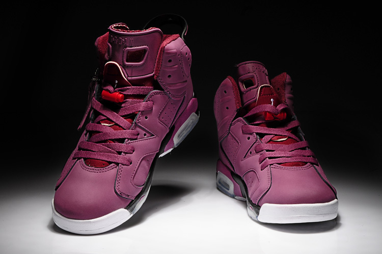 New Air Jordan 6 Retro Pink White Shoes - Click Image to Close