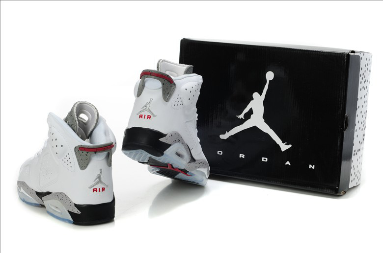 Latest Air Jordan 6 White Grey