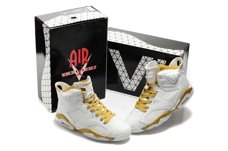 Latest Air Jordan 6 White Yellow - Click Image to Close