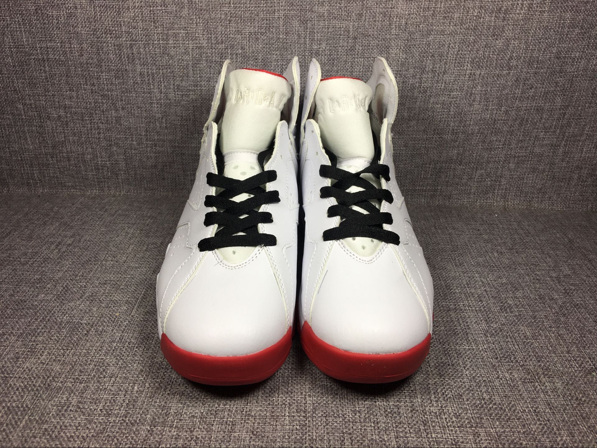 New Air Jordan 7 Retro White Red Shoes - Click Image to Close