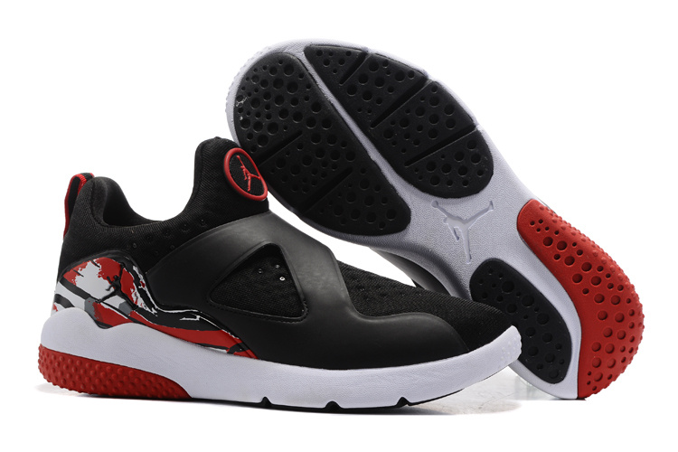 New Air Jordan 8 Black Red White Training Shoes - Click Image to Close