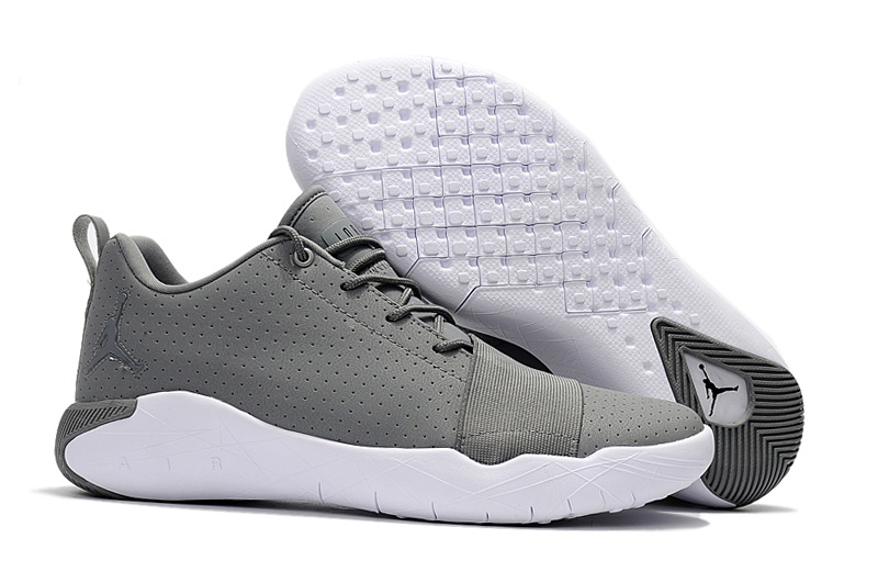 New Air Jordan Breakthrough Grey White Basketball Shoes - Click Image to Close