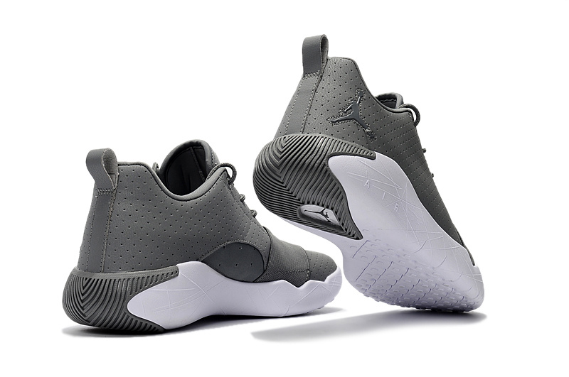 New Air Jordan Breakthrough Grey White Basketball Shoes - Click Image to Close