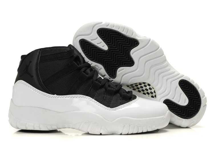 jordan 11 black and white high