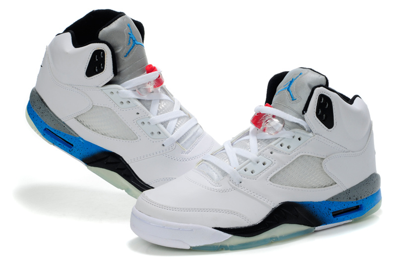 Jordan 5 Retro White Blue White