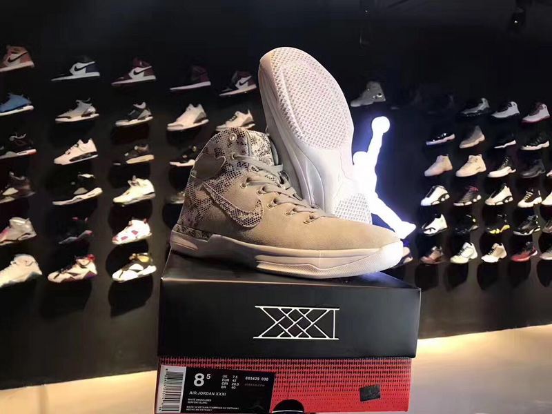 New Air Jordan XXXI Snakeskin Shoes