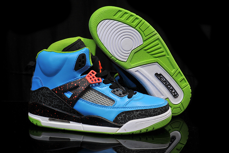 New Air Jordan3.5 Blue Black Green For Women