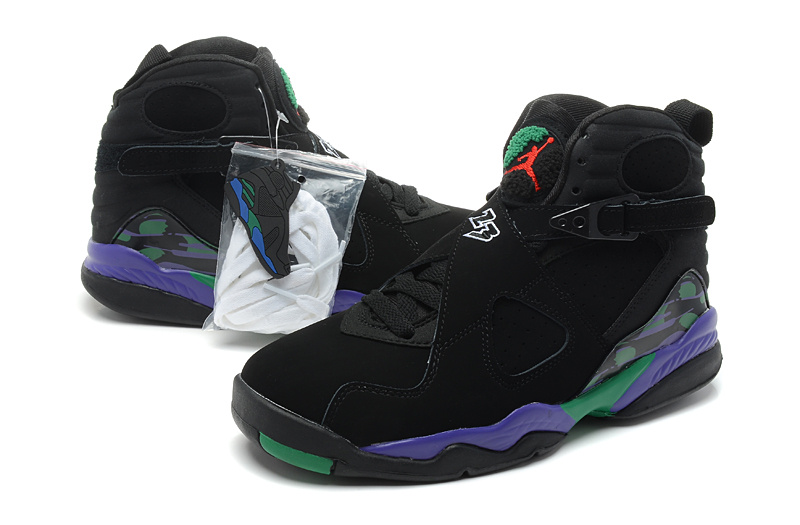 2013 Air jordan 8 Black Purple Shoes - Click Image to Close