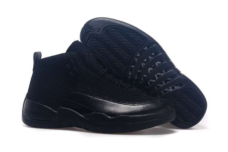 New All Black Jordan 12 Future Shoes