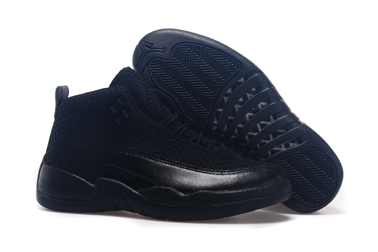 New All Black Jordan 12 Future Shoes - Click Image to Close