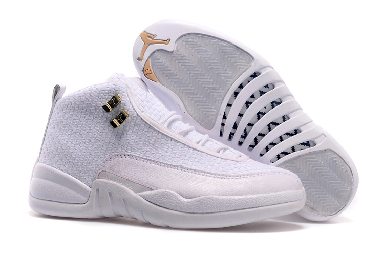 New All White Jordan 12 Future Shoes