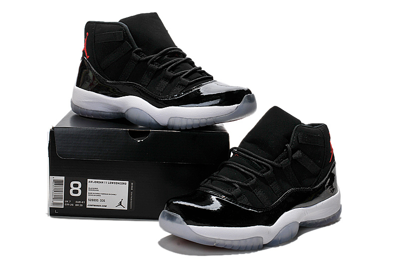 New Jordan 11 Retro Black Shoes - Click Image to Close