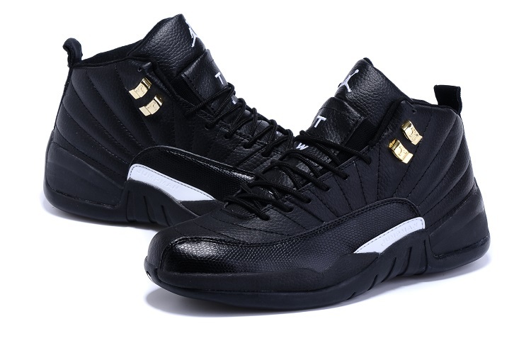 New Jordan 12 Retro All Black Shoes - Click Image to Close