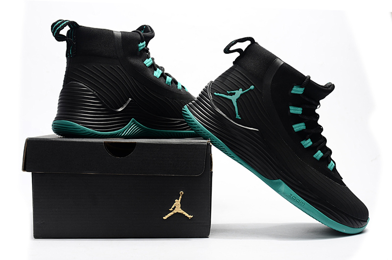 New Jordan Bulter II Black Green Shoes