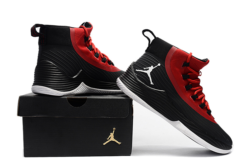 New Jordan Bulter II Black Red White Shoes - Click Image to Close