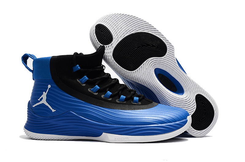 New Jordan Bulter II Blue Black White Shoes - Click Image to Close