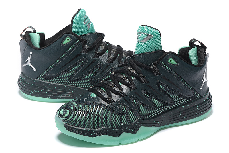 New Jordan CP3 IX Black Green Shoes - Click Image to Close