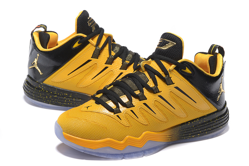 New Jordan CP3 IX Yellow Black Shoes - Click Image to Close