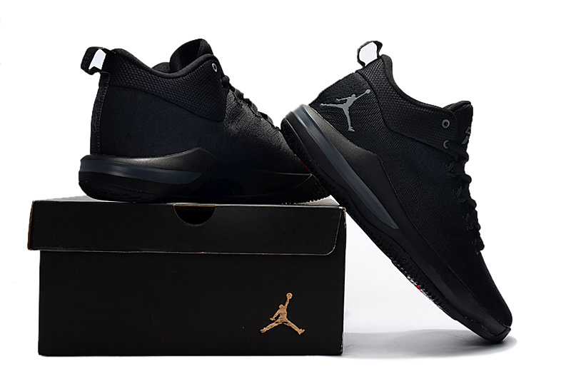 New Jordan CP3 X Elite All Black Shoes - Click Image to Close