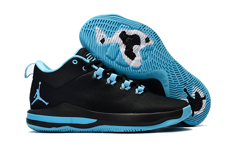 New Jordan CP3 X Elite Black Jade Blue Shoes - Click Image to Close