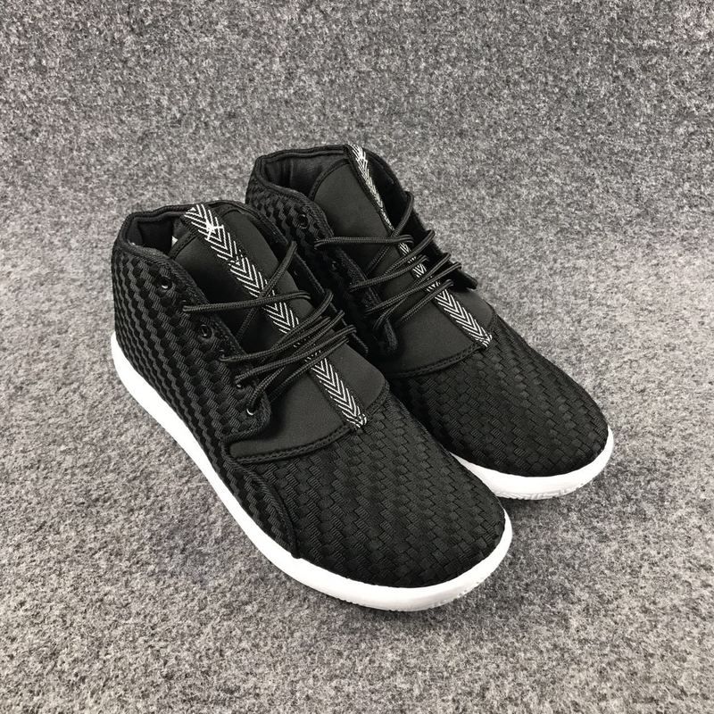 New Jordan Eclipse 3 Knit All Black White Lover Shoes - Click Image to Close