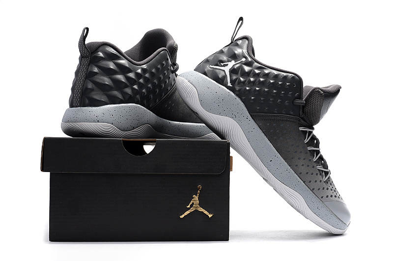 New Jordan Extra Fly Black Grey Basketball Shoes