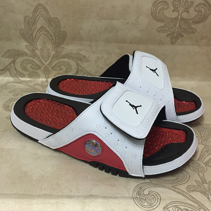 New Jordan Hydro XIII Retro White Red Black