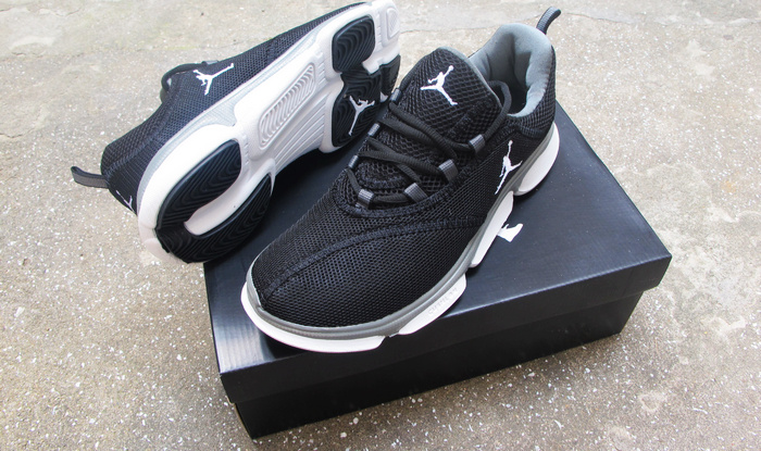 New Jordan Running Shoes Black White