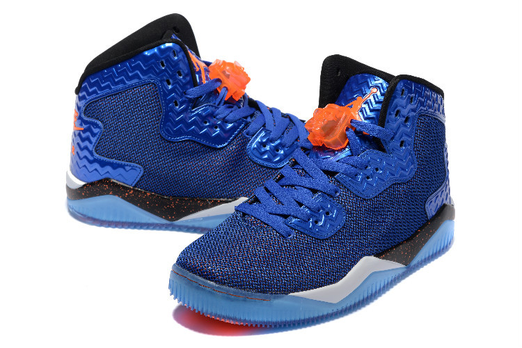 New Jordan Spizike 2 Blue Orange Shoes