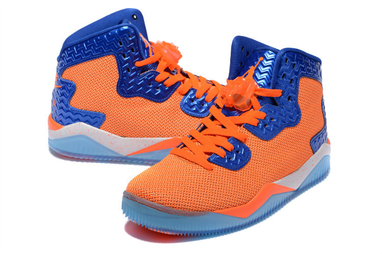 New Jordan Spizike 2 Orange Blue Shoes - Click Image to Close