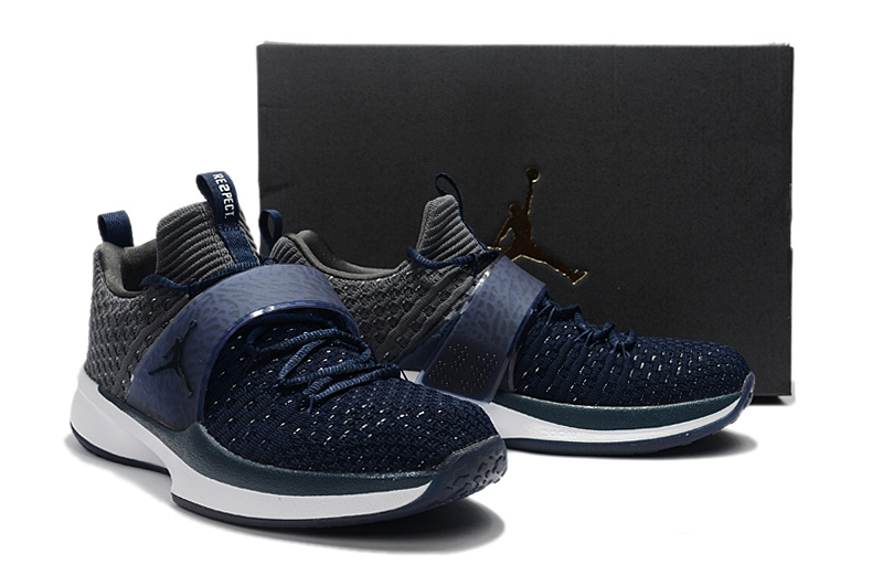 New Jordan Trainer II Deep Blue Black - Click Image to Close