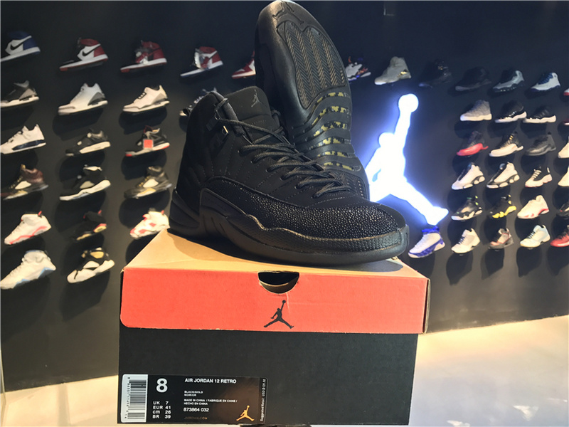 New Release Air Jordan 12 OVO Black Shoes