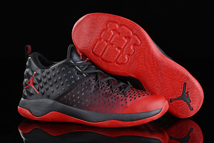 Air Jordan Extra Fly Black Red Basketball Shoes - Click Image to Close